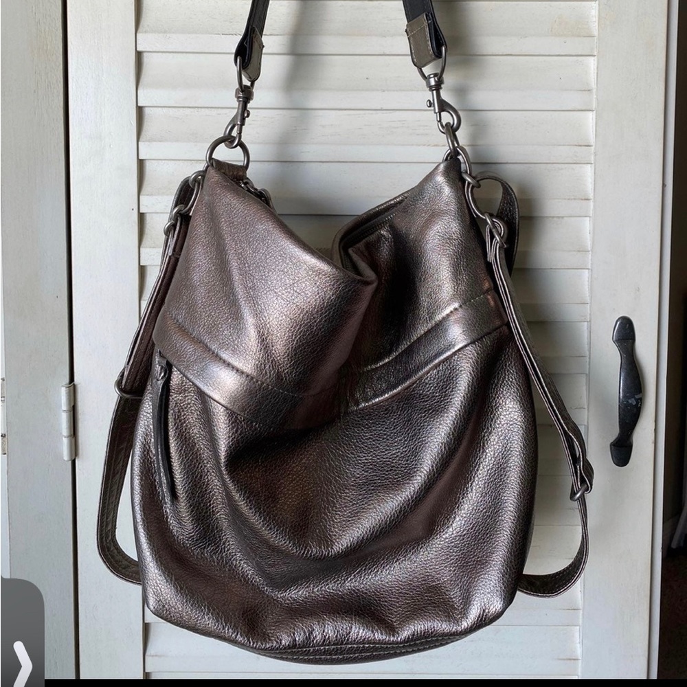 Rough & Tumble Large Pyrite Hobo 3 way carry